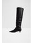Muttsee Çizme Topuklu Çizme - Siyah 3