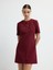 Aksesuarlı Elbise Bordo 12445678000 2