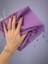 Aliva's Premium Mikrofiber Cam ve Ayna Bezi- Sihirli Temizlik Bezi- 40X40 Cm- Mor Renk 5