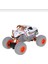 Rc Monster Truck Benekli Köpek Tasarımlı Uzaktan Kumandalı Off-Road Jeep Araba Turuncu Beyaz 3