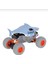 Rc Monster Truck Benekli Köpek Tasarımlı Uzaktan Kumandalı Off-Road Jeep Araba Turuncu Beyaz 5