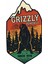 Grizzly Ayı Avcı Sticker - Doğa Kamp 4x4 Off Road Adventure Sticker Araba Oto Karavan Motosiklet Etiket 02111 1