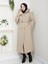 Kadın Ince Dolgulu Uzun Nova Kumaş Çıt Çıtlı Mont Kaban 1174 4