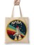 Nasa Rocket Logo Beyaz Bez Çanta Uzun Saplı Alışveriş Çantası Plaj Çantası 1