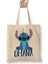 Lilo And Stitch Stitch Ohana Bez Çanta Uzun Saplı Alışveriş Çantası Plaj Çantası 1