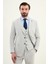 Dokulu Slim Fit Mono Yaka Erkek Takım Elbise 1