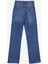 Yüksek Bel Normal Paça Straight Indigo Kadın Denim Pantolon F5WL-PNT0190 4