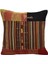 Yeni El Dokuma Patchwork Kırkyama Dekoratif Kilim Kırlent Yastık Kılıfı 6529 1