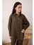 Reglan Kol Basic Keten Gömlek Fındık 5