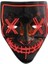 Hallowen Parti Maskesi Neon LED Işıklı Maske 3 Modlu Cadılar Bayramı Maskesi 3