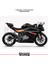 Cfmoto 250SR Orta Şase Kaplama Kırmızı Şimşek Desen Sticker 2