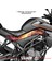 Cfmoto 250NK Orta Şase Kaplama Kırmızı Şimşek Desen Sticker 1