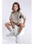 Erkek Çocuk Giyim Oversize T-Shirt & Şort Ikili Takım Set LL.P01.O2.L01.004 1