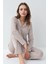 Kadın Giyim %100 Pamuklu Gömlek Pijama Takımı L1.AR.342.6.001 1