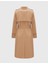 Garter Camel Kadın Trençkot 2