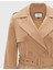 Garter Camel Kadın Trençkot 4
