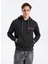 Kapüşon Yaka Siyah Erkek Sweatshırt 12284013_JORINWOOD Wash Sweat Hood 3