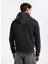 Kapüşon Yaka Siyah Erkek Sweatshırt 12284013_JORINWOOD Wash Sweat Hood 5