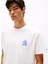 Bisiklet Yaka Düz Beyaz Erkek T-Shirt DM0DM21986YBL Tjm Rlx Crest Play Te 3