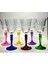 El Yapımı Kristal Lizbon Rengarenk Dekoratif Sunumluk Kadeh Seti 6'lı 1