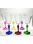 El Yapımı Kristal Lizbon Rengarenk Dekoratif Sunumluk Kadeh Seti 6'lı 2