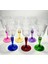 El Yapımı Kristal Lizbon Rengarenk Dekoratif Sunumluk Kadeh Seti 6'lı 3