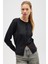 Ripley Çelik Örgü, Düğmeli Kadın Triko Hırka - Siyah 1