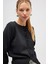 Ripley Çelik Örgü, Düğmeli Kadın Triko Hırka - Siyah 5