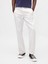 Erkek Beyaz Relaxed Straight Jean Pantolon 6