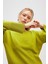 Rio Düz Örgü Kadın Triko Kazak - Lime 4