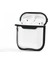 Apple Airpods 1. ve 2. Nesil Uyumlu Buzlu Transparan Renkli Çizgili Kılıf Bumper Koruma Kabı Hybrid 2
