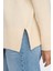 Kadın Onlhazel Yarım Balıkçı Oversize Yünlü Örme Kazak 15352853 Krem 3
