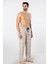 Erkek Dokuma Pijama Tek Alt 2240/BEJ 3 2