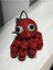 Esnek Ahtapot Anahtarlık 3D Baskı – Sevimli Kırmızı Mini Figür 3