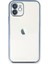 iPhone 12 Kılıf Lensli Silikon - Açık Mavi - MRS9905-1307 1