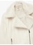 Cepli Fermuarlı Uzun Kollu Peluş Yaka Süet Görünümlü Crop Biker Ceket 5