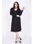 Önden Düğmeli A Kesim Elbise 4