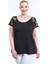 Dantelli Kısa Kol Tişört 4