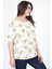 Karmen Yaka Çiçekli Tişört 5