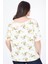 Karmen Yaka Çiçekli Tişört 6