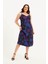 İp Askılı Midi Elbise 6