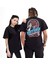 Whitewash Siyah Regular Fit T-Shirt 1