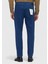 Mavi Düz Slim Fit Denim Pamuk Karışımlı Pantolon 5