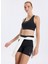 68951601 Traınıng Hw Pocket Short T Siyah Lastikli Bel Slim Fit Düz Kadın Şort 1