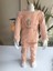 Kız Bebek Vikvik Oyuncaklı Üçlü Takım (Omuzdan Çıtçıtlısweatshirt+ Vikvikli Yelek+Pantolon) 3