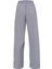Beli Lastikli Bol Paça Pantolon Gri 4