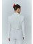 Kruvaze Crop Blazer Ceket Ekru 10