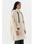 Kapüşonlu Cepli Uzun Hırka Ekru 4