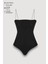 Çıtçıtlı İnce Askılı Bodysuit Siyah 4