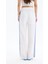 Şerit Nakışlı Beli Lastikli Bol Paça Pantolon Ekru 10